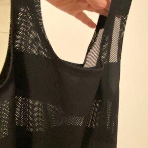 Vintage Black Speedo Swinsuit Cover UP Size S